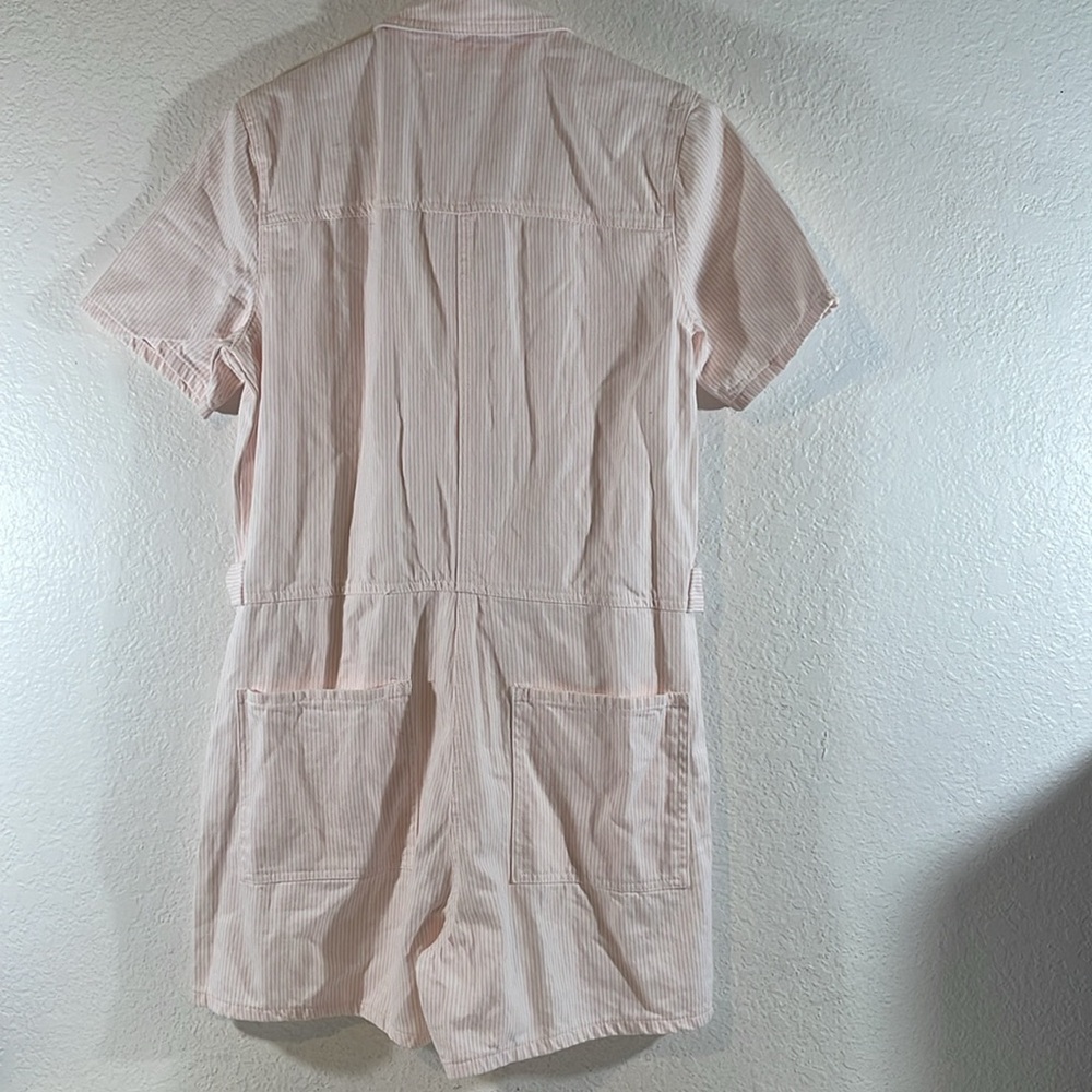BLANK NYC STRAWBERRY PUNCH ROMPER STRIPES WITH POCKETS SIZE MEDIUM NEW - Picture 6 of 12